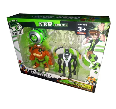 ᐉ Набор фигурок Ben 10 часами Бен Тен (WF10)