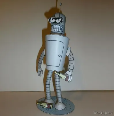 Бендер / Bender (Футурама / Futurama) из бумаги, модели сборные бумажные  скачать бесплатно - Робот - Фигуры - Каталог моделей - «Только бумага»