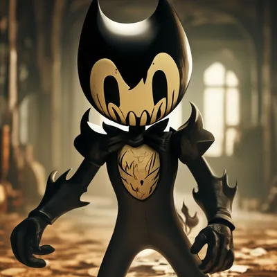 Чернильный демон — главный антагонист игры «Bendy and the Ink Machine» —  создано в Шедевруме