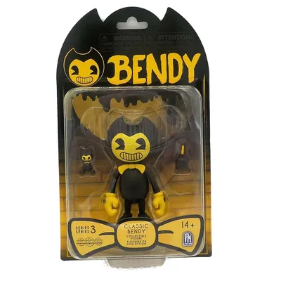 Подвижная фигурка Phatmojo Бенди из игры Бенди и Чернильная машина (Classic  Bendy And The Ink Machine Series 3) - купить недорого в интернет-магазине  игрушек Super01