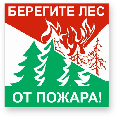 Берегите лес от пожара – купить в Москве, цены | ГАСЗНАК