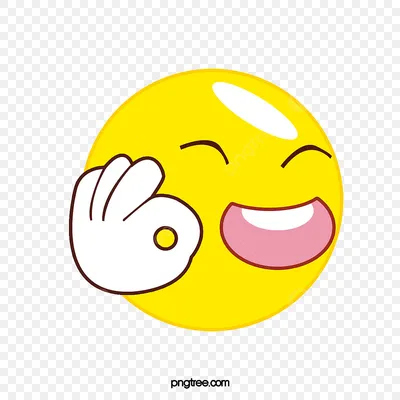 Showing ok emoji concept line editable Royalty Free Vector