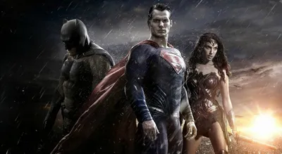 Шикарный арт на супер героев и на грядущий фильм Бетмен против Супермена.  Всех узнаете? | Пикабу