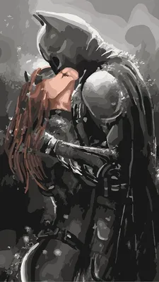 Бэтмен с девушкой | Paint by number kits, Painting, Creative wall art