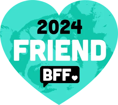 Bff or best friends forever sign icon Royalty Free Vector