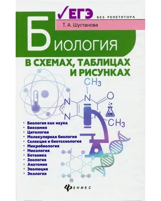 Книга: "Биология в схемах, таблицах и рисунках" - Татьяна Шустанова. Купить  книгу, читать рецензии | ISBN 978-5-222-37114-5 | Лабиринт