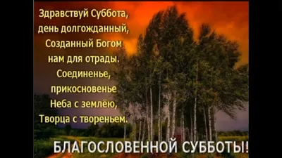 Картинки с благословенной субботой (44 фото) » Юмор, позитив и много  смешных картинок