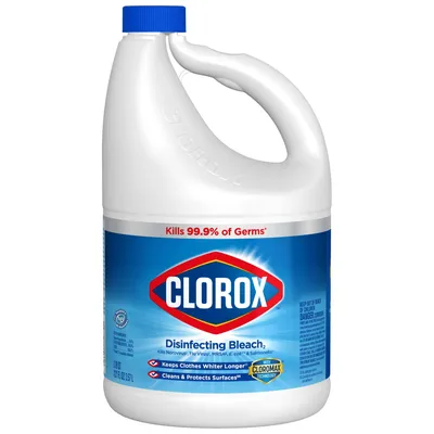 Clorox Disinfecting Bleach, Regular - 121 Ounce Bottle - 