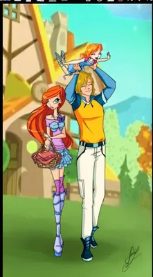 💑Семья Блум и Ская💑 | Winx Club | Русский Amino