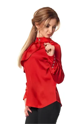 Нарядная блузка с жабо Vera Shasherina 103761476 купить за 6 900 ₽ в  интернет-магазине Wildberries