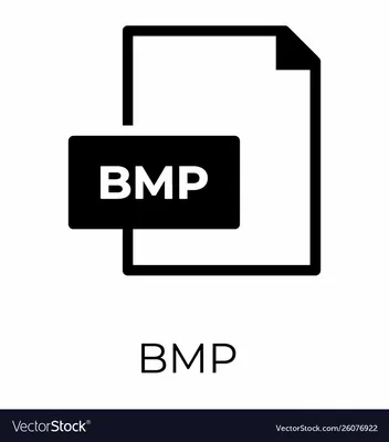 BMP File Format Icon. Bitmap image file extension line icon. 15426385  Vector Art at Vecteezy