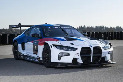 Обои для рабочего стола BMW Стайлинг 2021 M4 GT3 Белый Автомобили