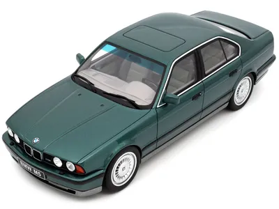 1991 BMW M5 E34 Lagoon Green Metallic "Cecotto" Limited Edition to 3000  pieces Worldwide 1/18 Model Car by Otto Mobile - 