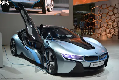 BMW i8 вид спереди обои для рабочего стола, картинки и фото - 