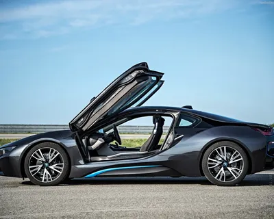 BMW i8 вид сзади обои для рабочего стола, картинки и фото - 