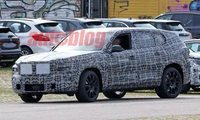 BMW X8 spy photos show low roof, traditional hatchback - Autoblog