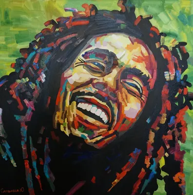 Картины: Боб Марли Bob Marley в интернет-магазине Ярмарка Мастеров по цене  2550 ₽ – QGF1SBY | Картины, Москва - доставка по России