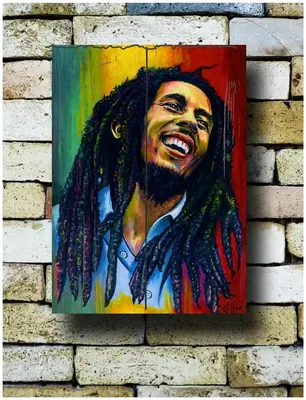 Картина "Музыкальная легенда Боб Марли. Черно-белое фото" |  Интернет-магазин картин "АртФактор"