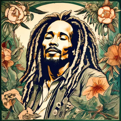 Постер плакат для интерьера "Музыка: Ямайский музыкант Боб Марли. Bob  Marley"/ Декор дома, офиса, комнаты A3 (297 x 420 мм) - купить с доставкой  по выгодным ценам в интернет-магазине OZON (376123383)