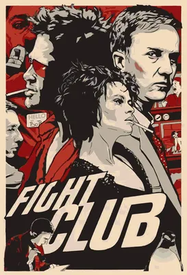 Плакат "Бойцовский клуб, Fight Club (1999)", 60×41см (ID#757611099), цена:  190 ₴, купить на 