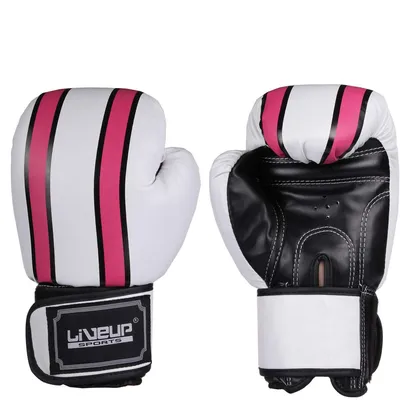 Боксерские перчатки LiveUp Boxing Glove белые, 10 унций - купить в Москве,  цены на Мегамаркет