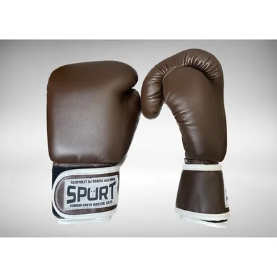 Боксерские перчатки Spurt 10 oz Коричневый