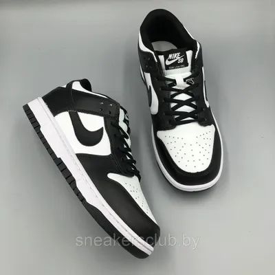 Кроссовки мужские черно-белые Nike SB / демисезонные / повседневные/большие  размеры (ID#215132620), цена: 170 руб., купить на 