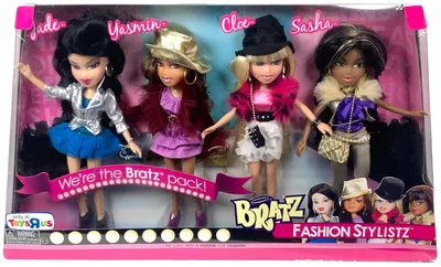 Куклы Братц Кло хлоя Саша Джейд Ясмин из серии Модные стилисты 2012 Bratz  Fashion Stylistz (2nd Edition) Cloe Jade Sasha Yasmin (4 dolls set) —  купить по низкой цене на Яндекс Маркете