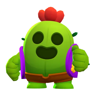 Spike Png Brawl Stars , Png Download - Spike From Brawl Stars, Transparent  Png is free transparent png image. … | Star clipart, Clip art, Christmas  centerpieces diy