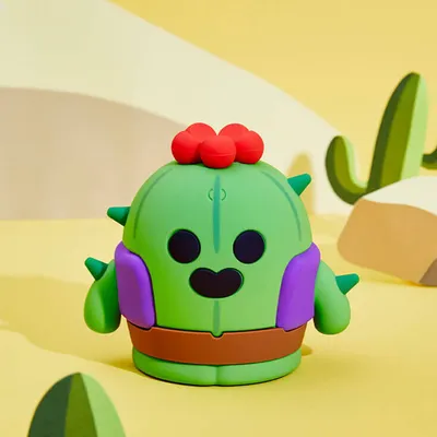 Spike - Brawl Stars Free 3D Print Model by Sinh Nguyen