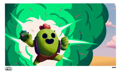 Boxer Spike from brawl talk fanart : r/Brawlstars