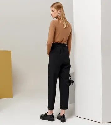 Купить черные женские брюки на высокий рост в магазине бренда EVERY PERSON