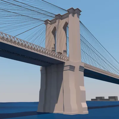 Бруклинский мост, Нью-Йорк скачать фото обои для рабочего стола (картинка 3  из 3)