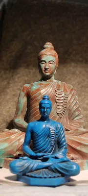 Статуэтка Будды медицины синий авторская скульптура – купить онлайн на  Ярмарке Мастеров – SIE2KRU | Статуэтки, Москва