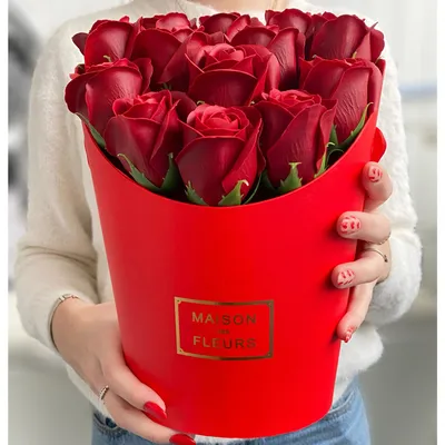 Букет на день рождения из 15 красных роз купить в Москве по цене 4599₽ |  Арт. 104-359