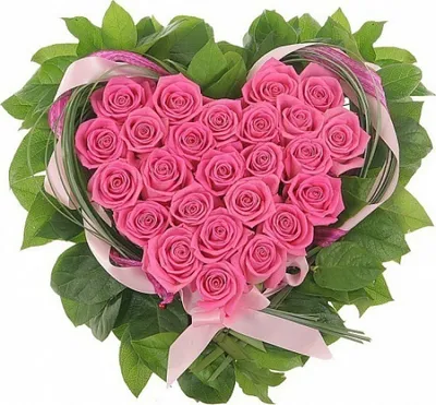 Белые розы с сердцем от 51 шт. за 11 890 руб. | Бесплатная доставка цветов  по Москве