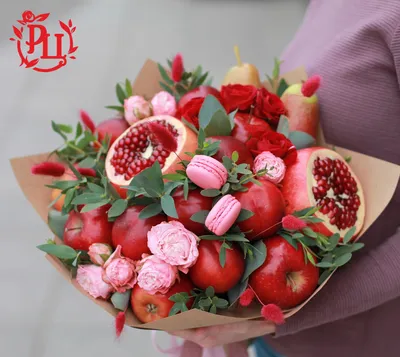 Букет фруктовый "Наслаждение" - Доставка свежих цветов в Шарыпово