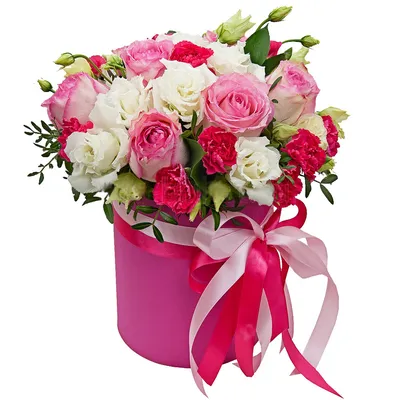 Купить букет роз и орхидей в коробке с доставкой Черноморск(Ильичевск)  Украина | Мисс Флора