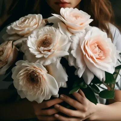 Букет цветов в руке (69 фото)