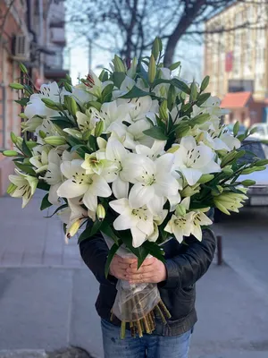 Купить Букет лилий в оформлении «Kira» в Нижнем Новгороде