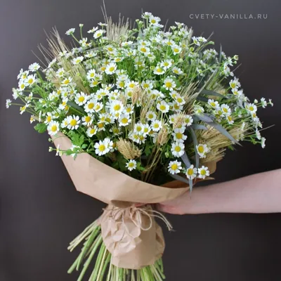 Охапка осенних полевых цветов - купить в СПБ с доставкой в Kraft Flowers