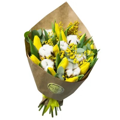 Купить Букет с розами и тюльпанами с доставкой по Томску: цена, фото,  отзывы.