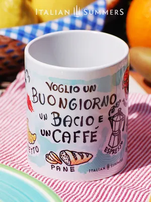 Cup of 250 ml - Buongiorno! | Monica Fraulini Home