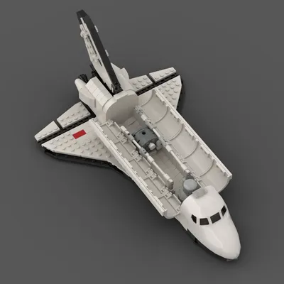 Buran (orbiter) - 1:110 scale LEGO model