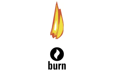Burn logo and symbol, meaning, history, PNG