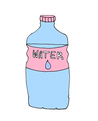 Наклейка Бутылка воды PNG - AVATAN PLUS