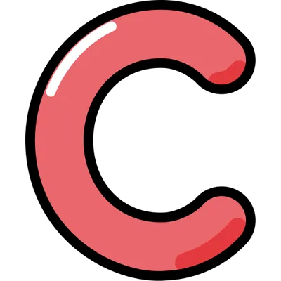 Letter c - Free shapes and symbols icons