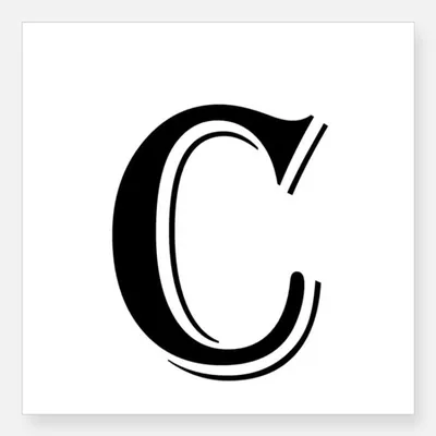 Free AI Image | Realistic c letter with glass texture