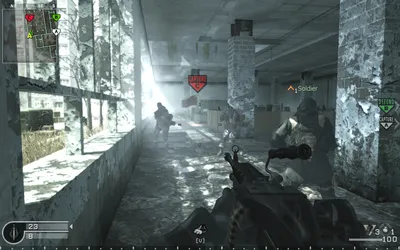 Картинки Call of Duty 4: Modern Warfare Снайперская 1920x803