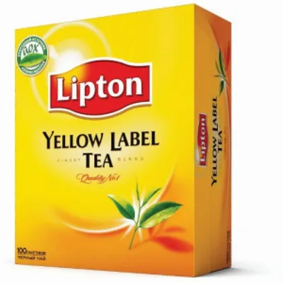 Чай Lipton Yellow Label 100 ф/п